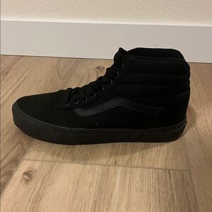 Vans Men's All-Black High-Top Sneakers